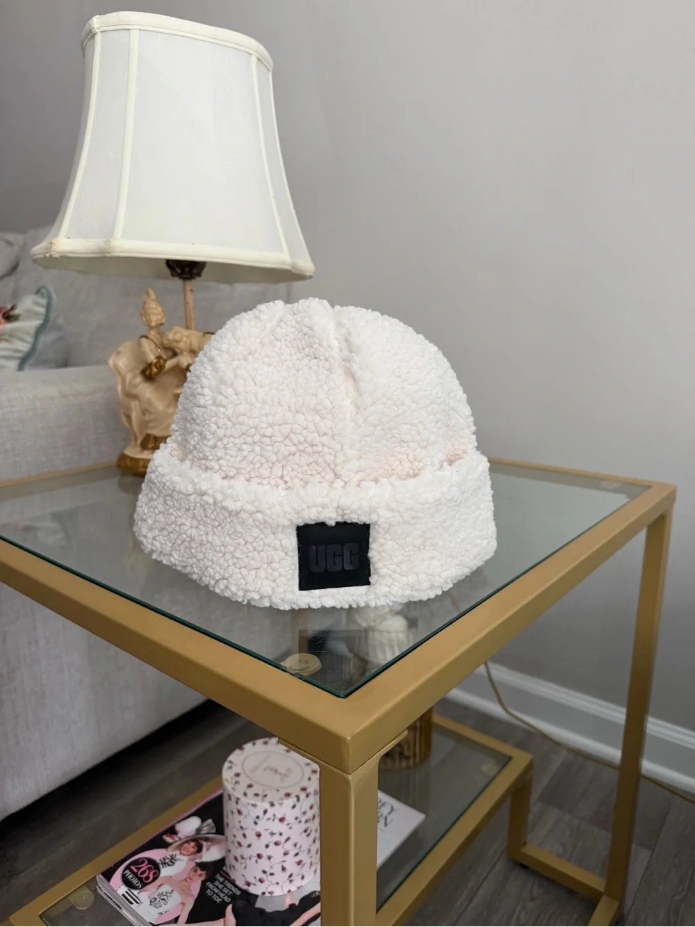 UGG Cream Sherpa Beanie